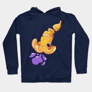 Purple Banana Squid Hoodie